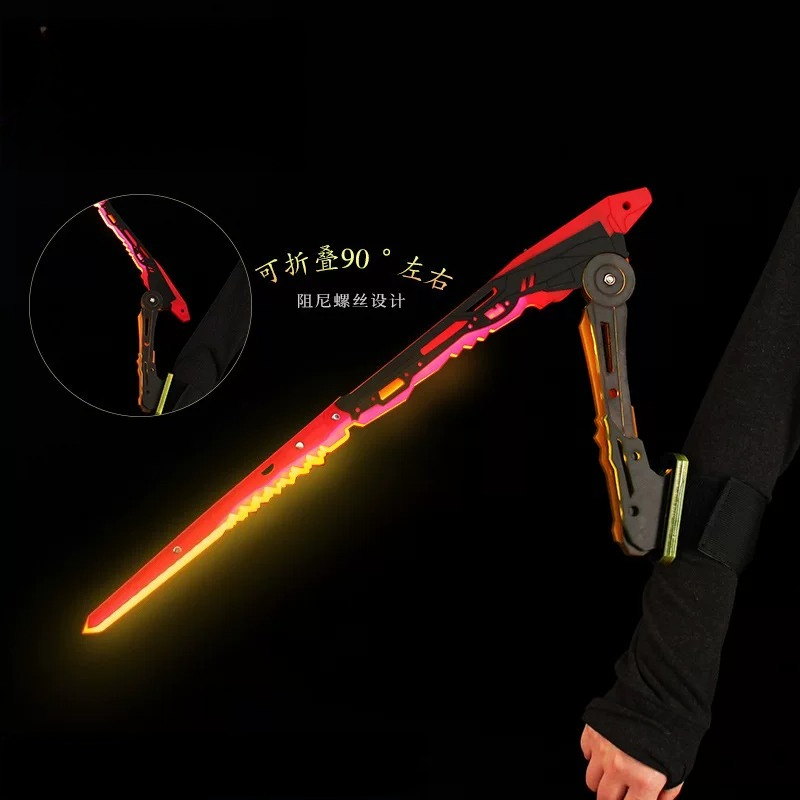 Anime Cosplay Katana - Аниме-клинок киберпанк-катаны «Богомол» с подсветкой, светящийся