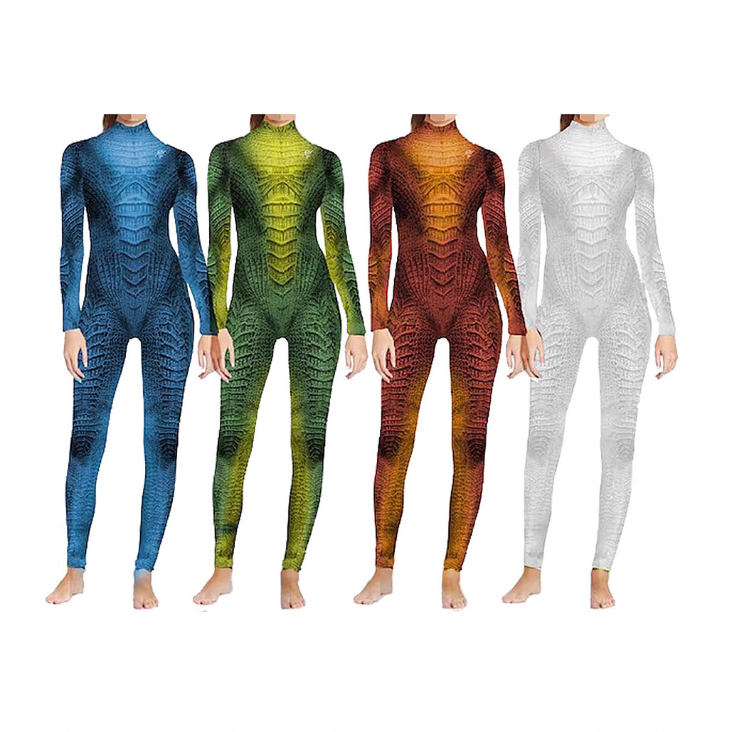 Anime Cosplay Jumpsuit - Костюмы для выступлений рептилий и животных,
