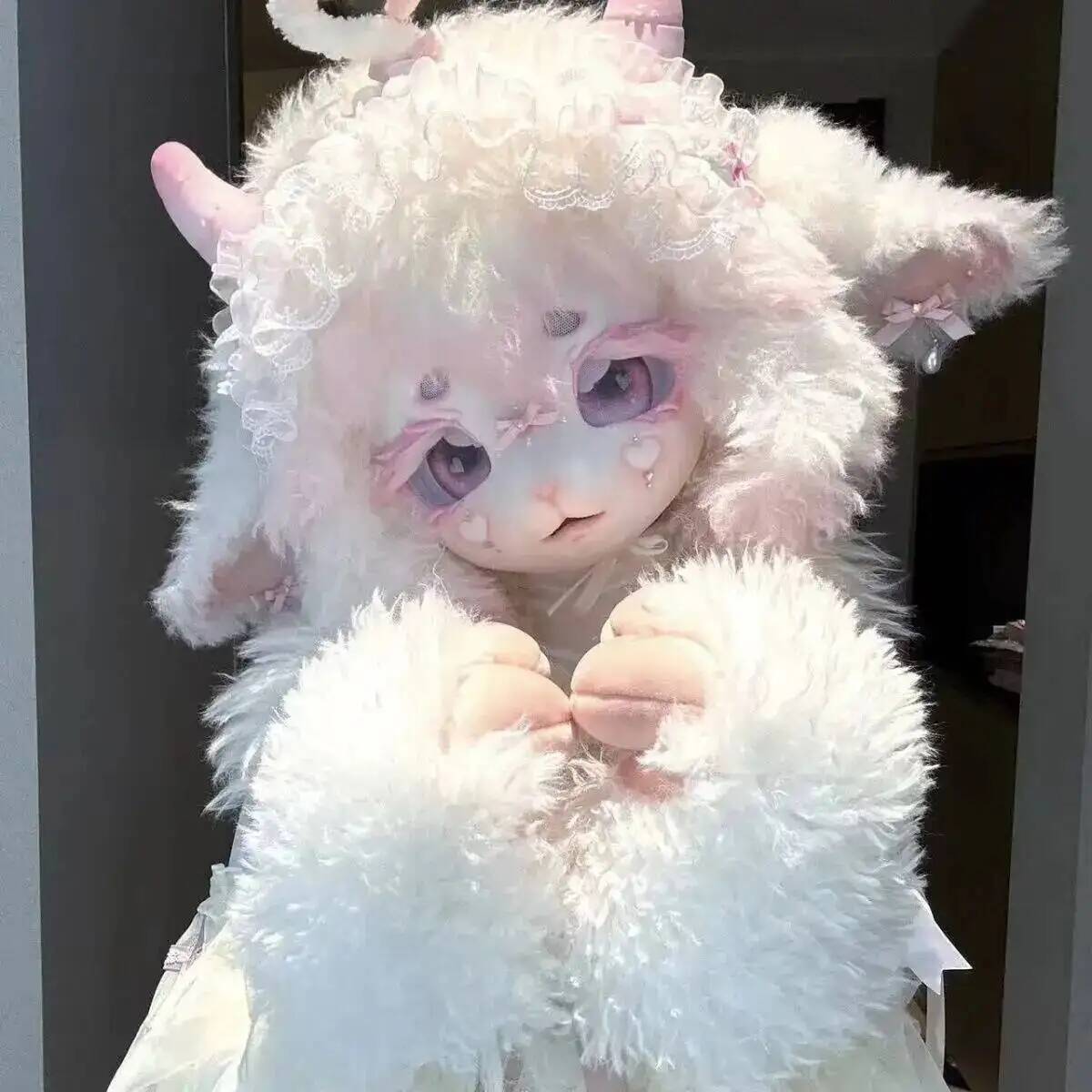 Anime Cosplay With Mask - Маска-кимоно ручной работы в виде милой