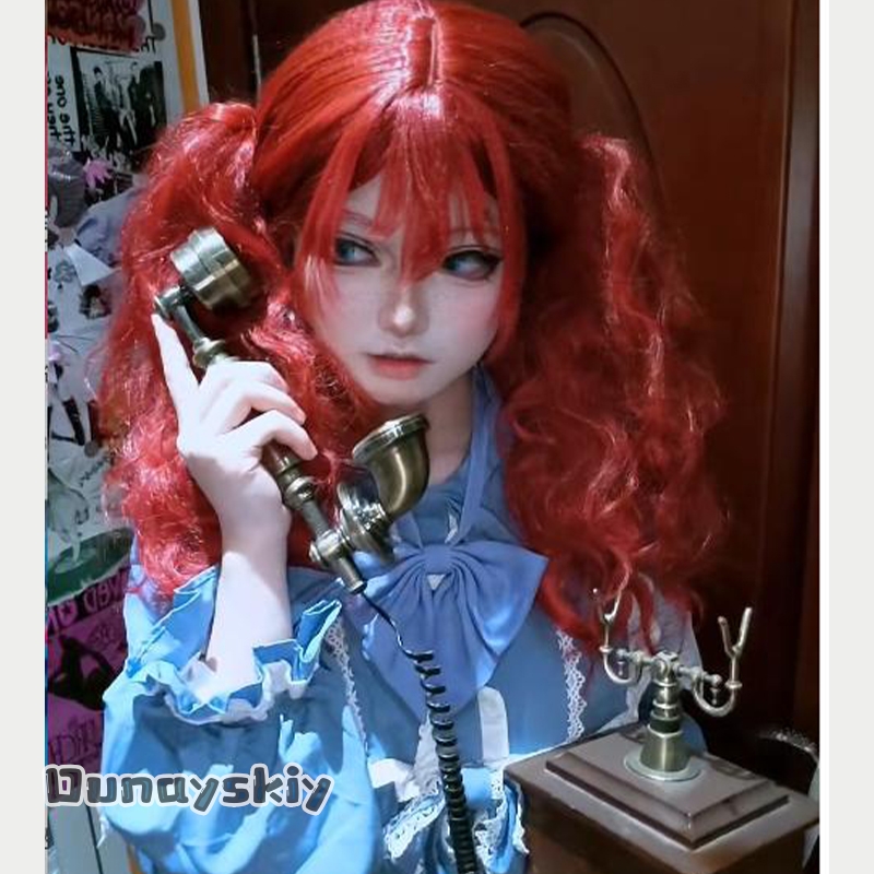 Anime Cosplay With Red Hair - Костюм для косплея по игре Hemera*/Poppy