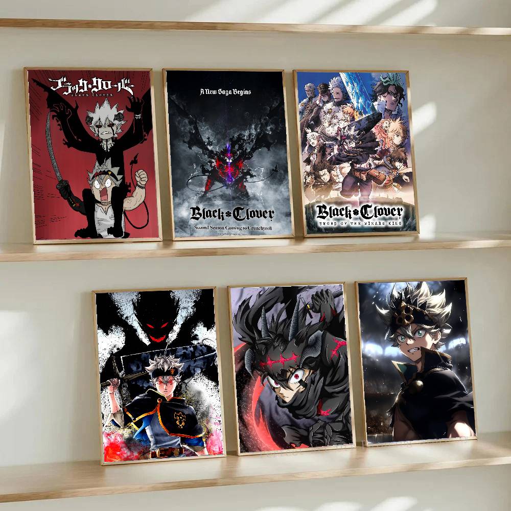 Black Clover Grimoire - Аниме Черный клевер плакат плакат фреска