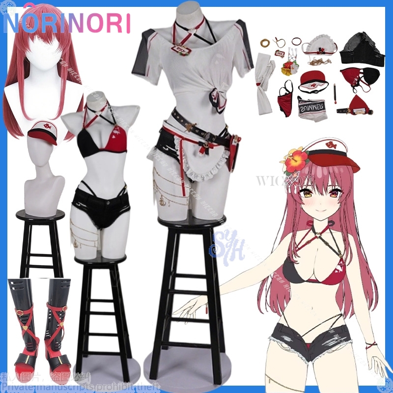 Anime Cosplay Marin - Vtuber Houshou Marine Holonatsu Paradise Косплей