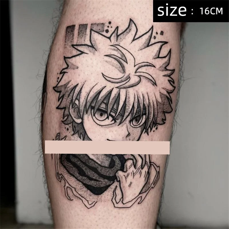 Cosplay Anime Killua Zoldyck - HUNTER X HUNTER аниме временные татуировки