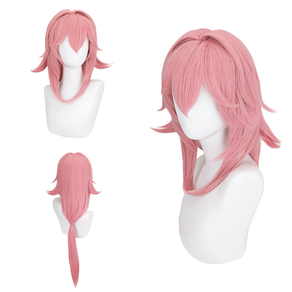 Cosplay Anime Yae Miko - Парик для косплея Yae Miko 1:1,