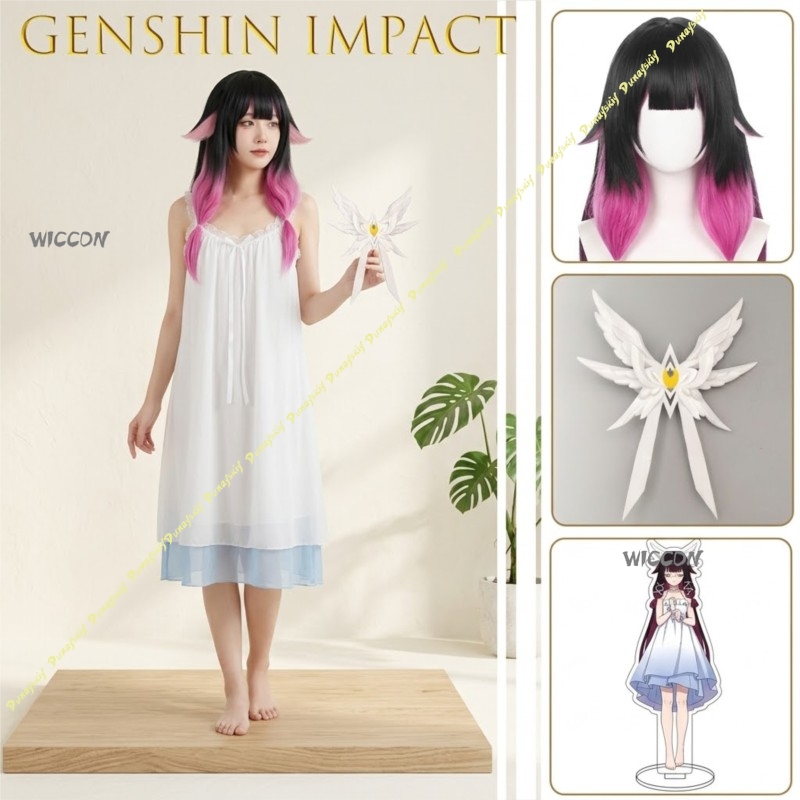 Anime Cosplay Eyes - Комплект для косплея Genshin Impact Columbina