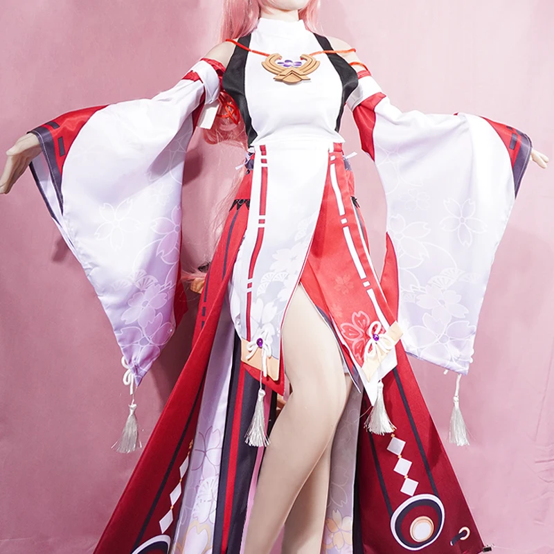 Cosplay Anime Yae Miko - Yae Miko Косплей Костюм Ударная Униформа