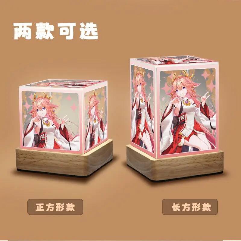 Cosplay Anime Yae Miko - Ночник-светильник Genshin Impact Yae Miko для