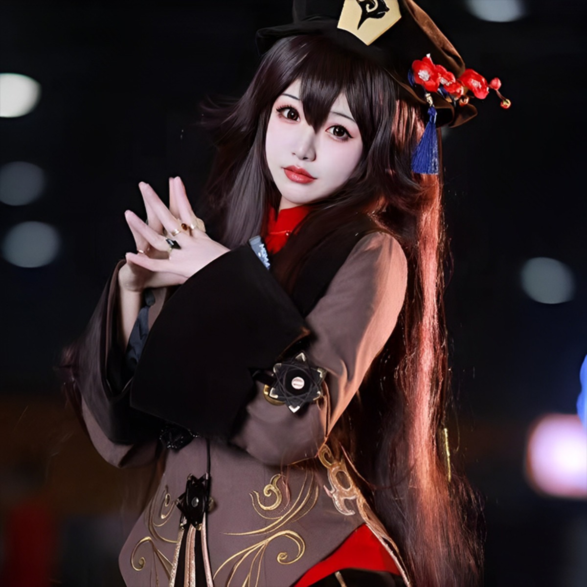 Anime Cosplay Duo - Парик для косплея Genshin Impact Hu