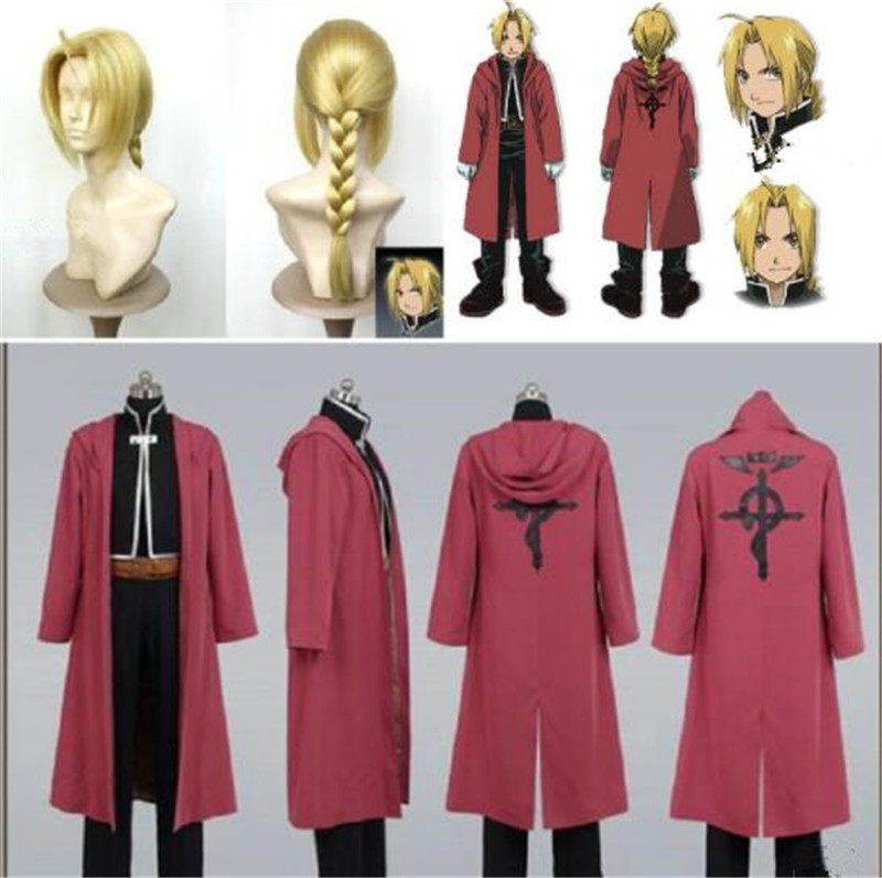 Fullmetal Alchemist Coat - Стальной алхимик Эдвард Элрик костюмы для