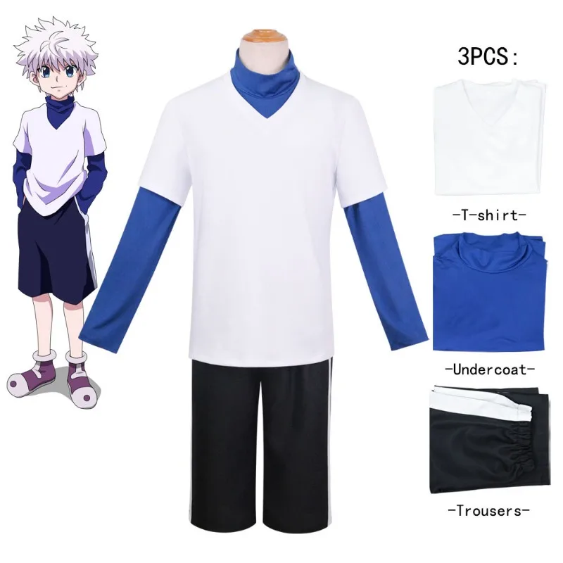 Cosplay Anime Killua Zoldyck - Костюм для косплея Килуа Золдик из