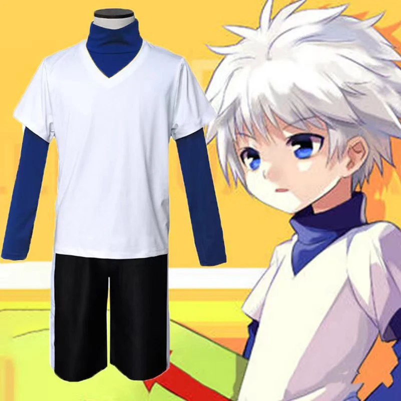 Cosplay Anime Killua Zoldyck - Костюм для косплея аниме-персонажа Килуа Золдик,