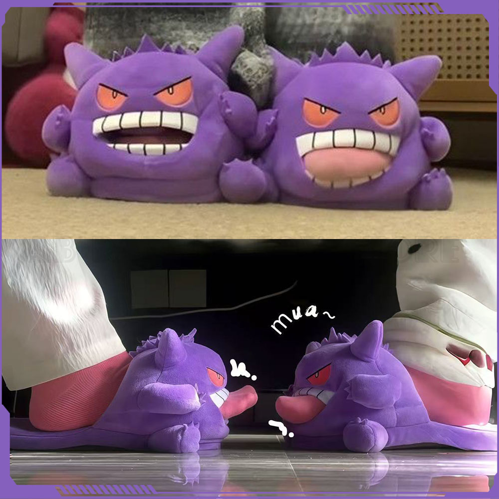 Anime Cosplay Pokemon - Новые плюшевые тапочки Gengar в стиле
