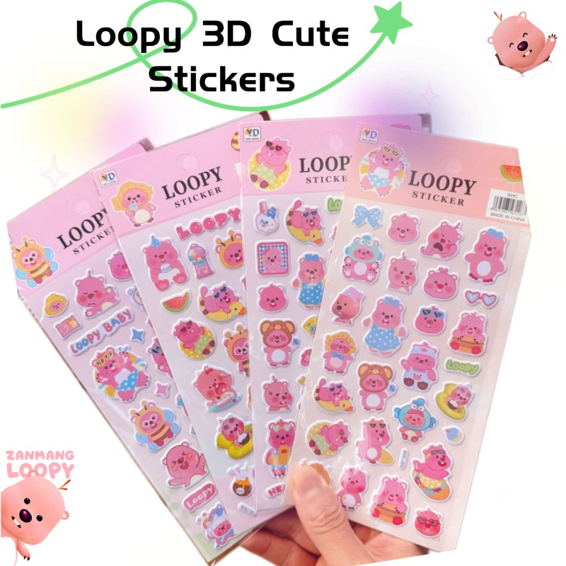 Anime Cosplay Cute - Новые 3D-наклейки из пены с персонажами