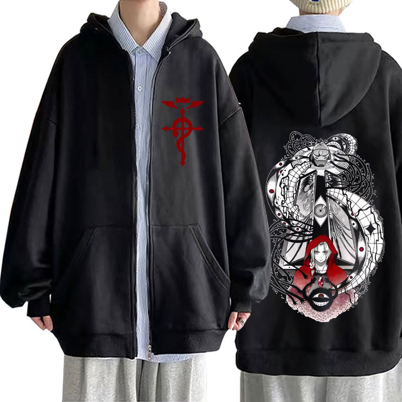 Fullmetal Alchemist Coat - Японское аниме Fullmetal Alchemist: толстовка на