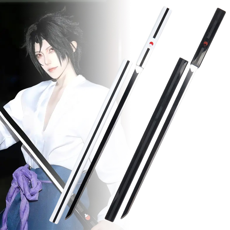 Anime Cosplay Katana - 40 дюймов Учиха Саске Катана Деревянный