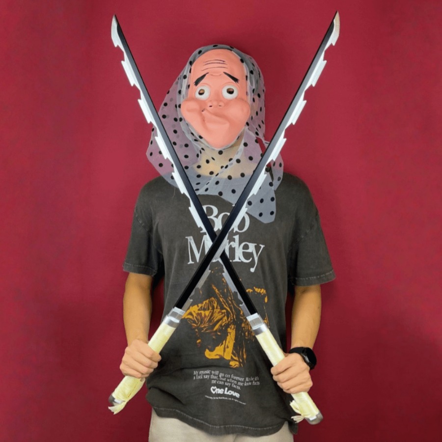 Anime Cosplay Katana - 40 дюймов Demon Slayer Inosuke Katana