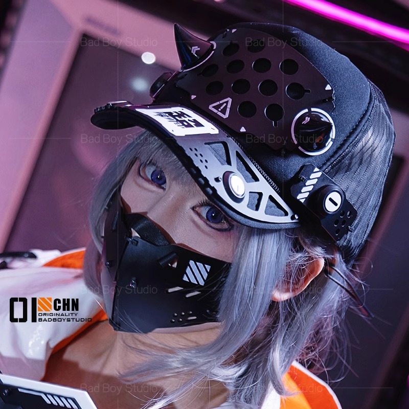 Anime Cosplay With Mask - 2025 игра Киберпанк, маска для косплея,