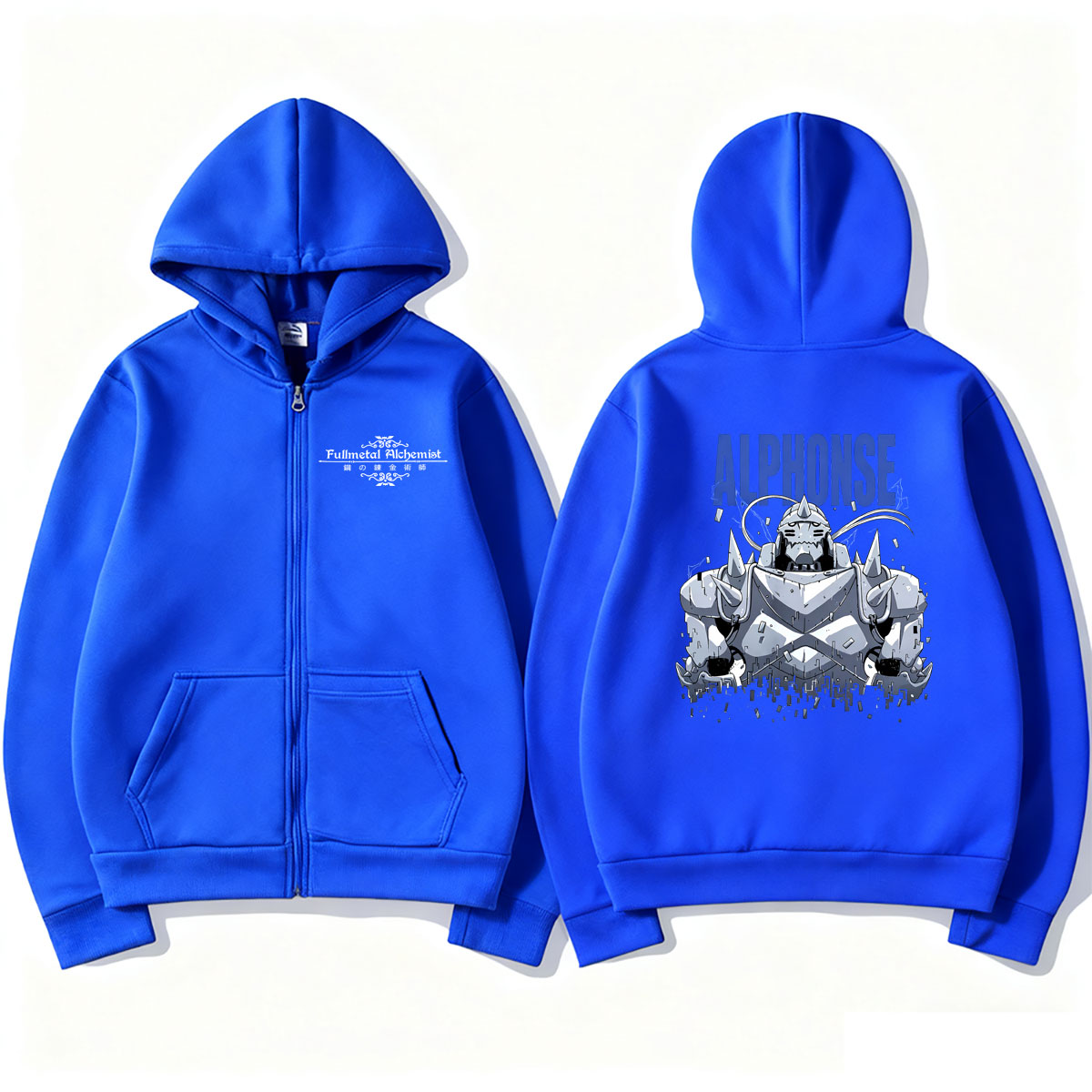 Аниме-худи на молнии с принтом – обзор и цена Fullmetal Alchemist Coat