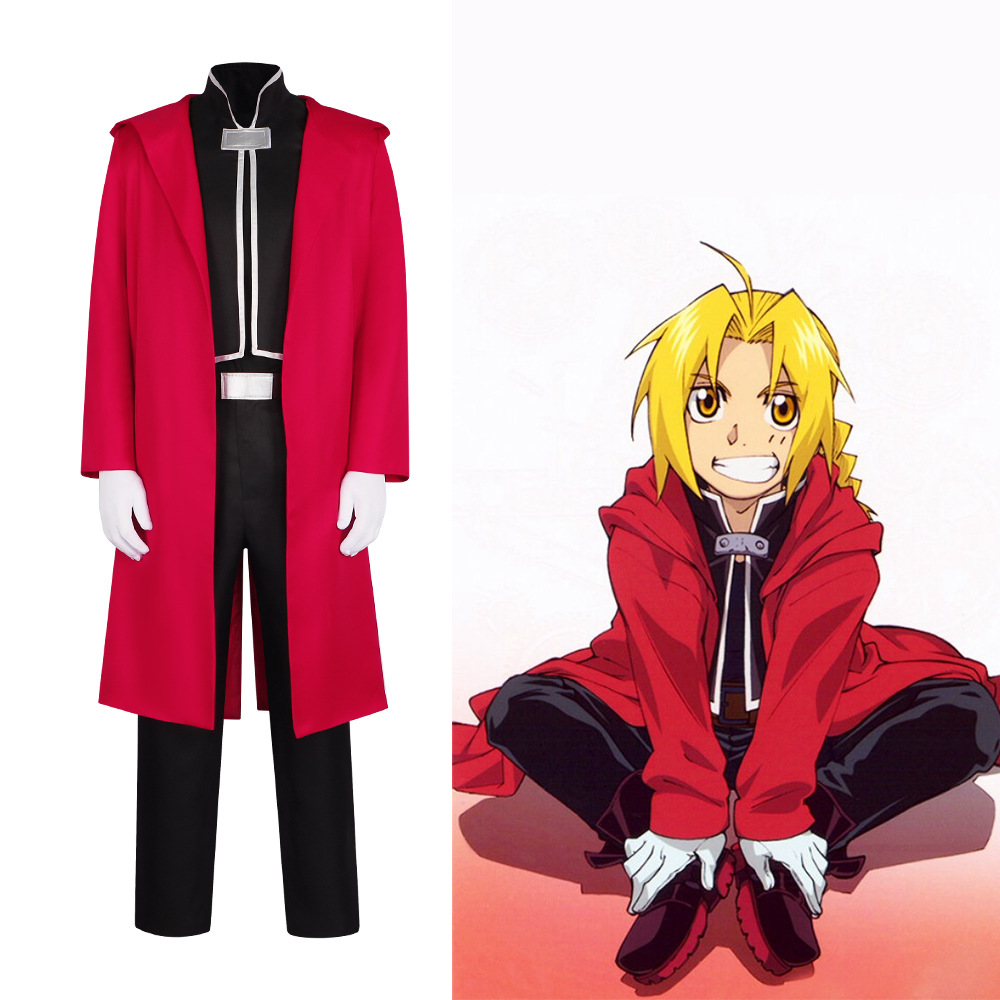 Костюм для косплея Эдварда Элр – обзор и цена Fullmetal Alchemist Coat