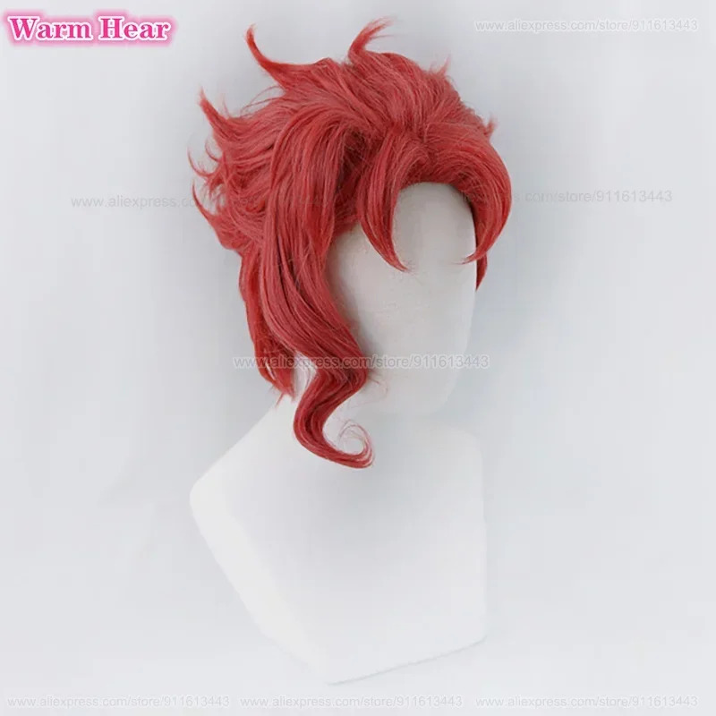 Noriaki Kakyoin синтетический  – обзор и цена Anime Cosplay With Red Hair