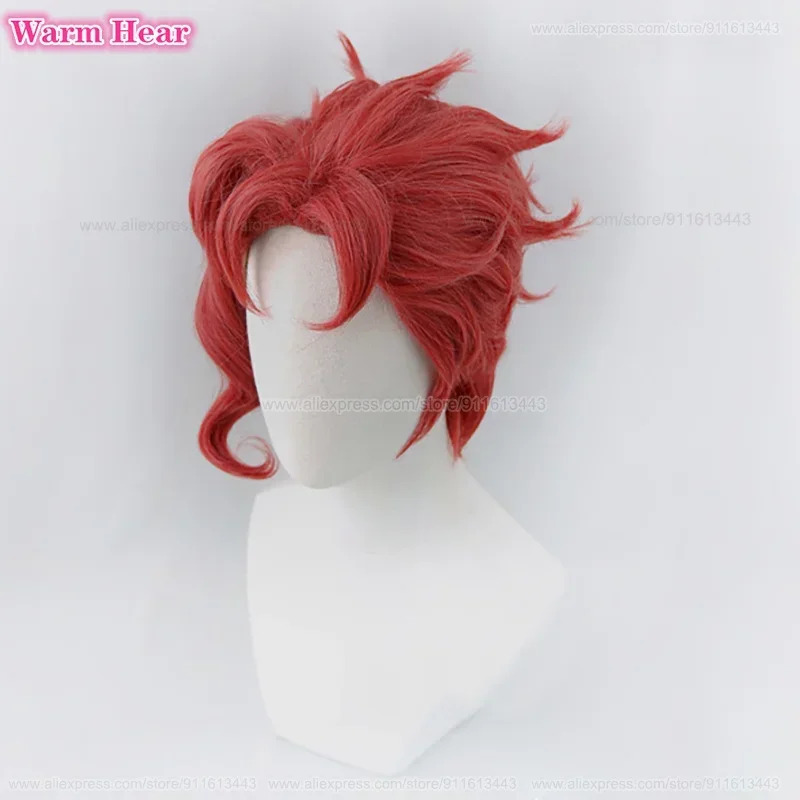 Noriaki Kakyoin синтетический  – обзор и цена Anime Cosplay With Red Hair