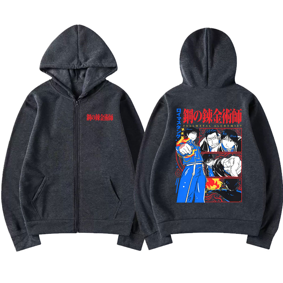 Аниме-худи на молнии Fullmetal – обзор и цена Fullmetal Alchemist Coat