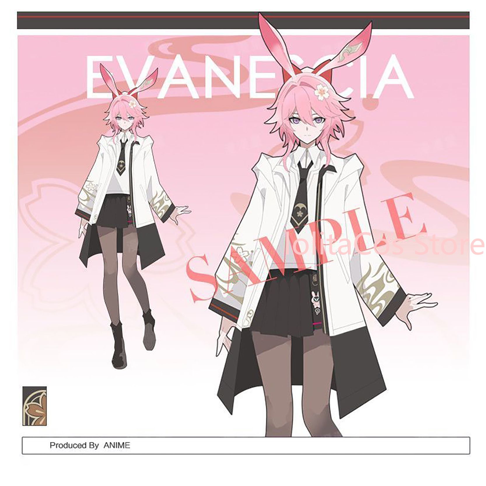 Новая одежда по мотивам Honkai – обзор и цена Anime Cosplay Outfit Girl