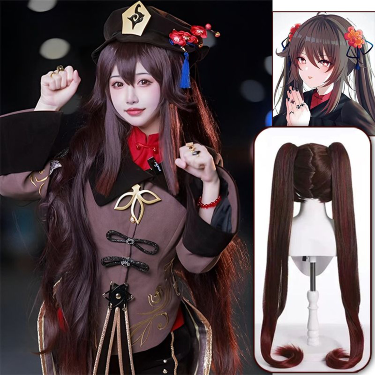 Парик для косплея Genshin Impa – обзор и цена Anime Cosplay Duo