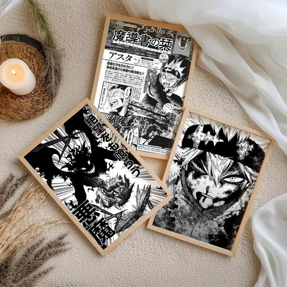 Постер с изображением аниме B- – обзор и цена Black Clover Grimoire