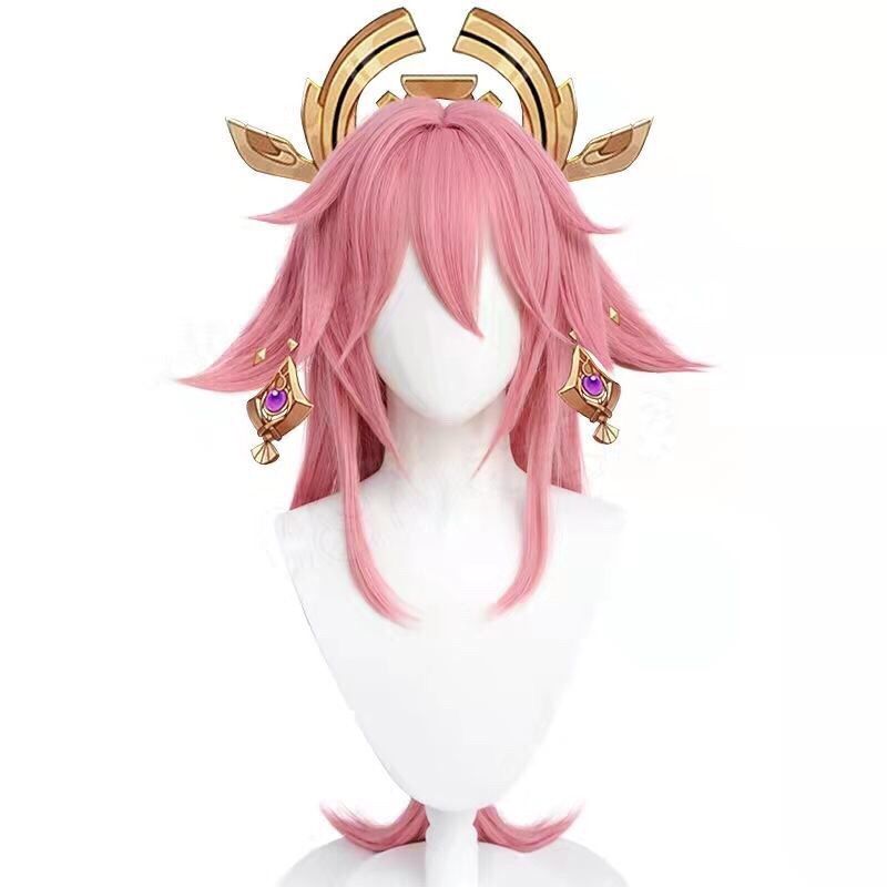 Парик для косплея Яэ Мико из G – обзор и цена Cosplay Anime Yae Miko