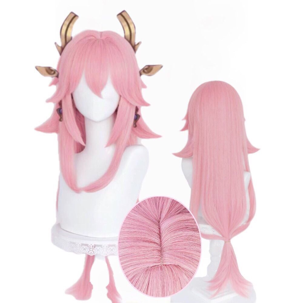 Парик для косплея Яэ Мико из G – обзор и цена Cosplay Anime Yae Miko