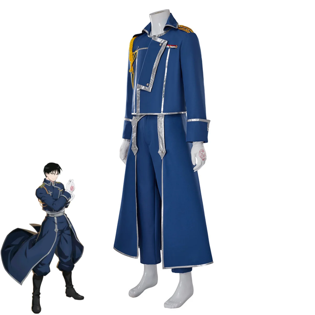Синий бой, военная форма, паль – обзор и цена Fullmetal Alchemist Coat