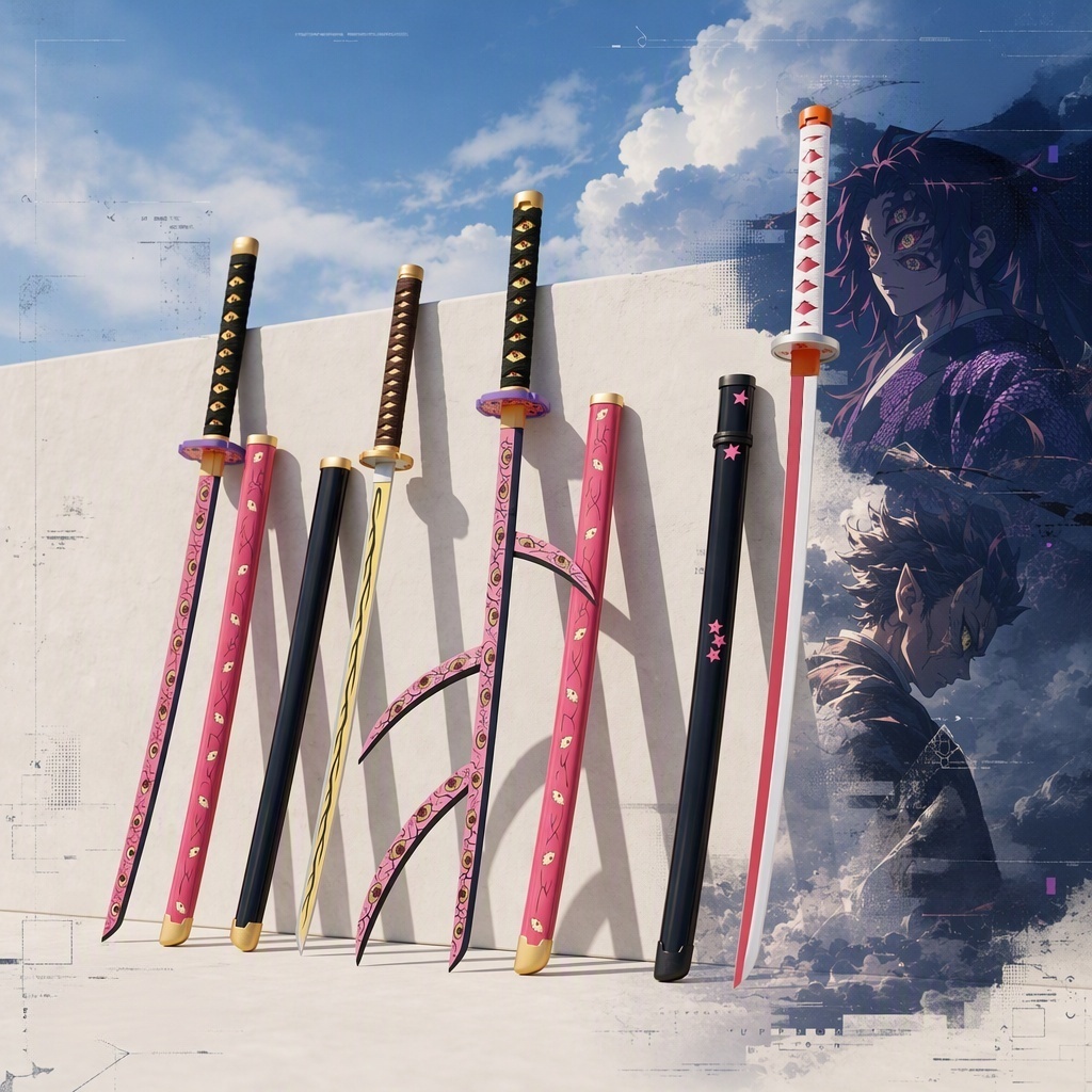 40-дюймовый меч-катана Агацумы – обзор и цена Anime Cosplay Katana