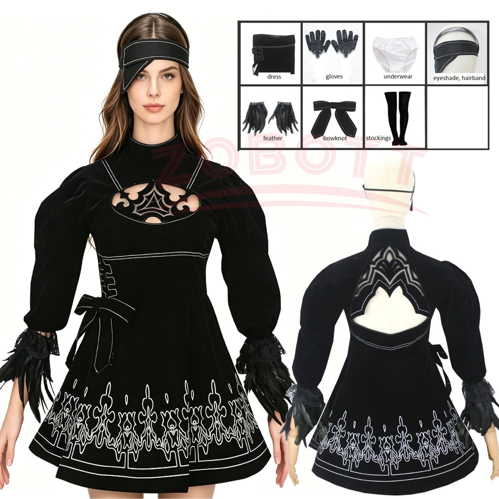 Комплект для косплея 2B из 8 п – обзор и цена Anime Cosplay Eyes