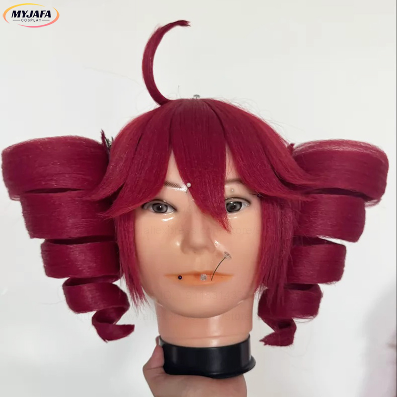 Парик для косплея Касане Тето  – обзор и цена Anime Cosplay With Red Hair