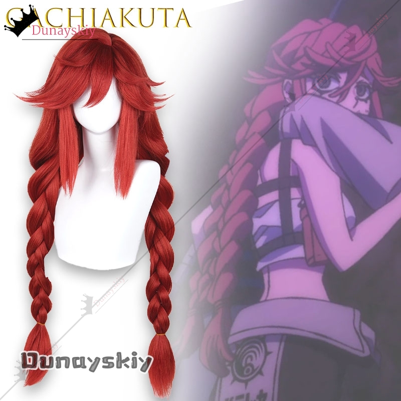 YiNuo@GACHIAKUTA Riyo Косплей  – обзор и цена Anime Cosplay With Red Hair
